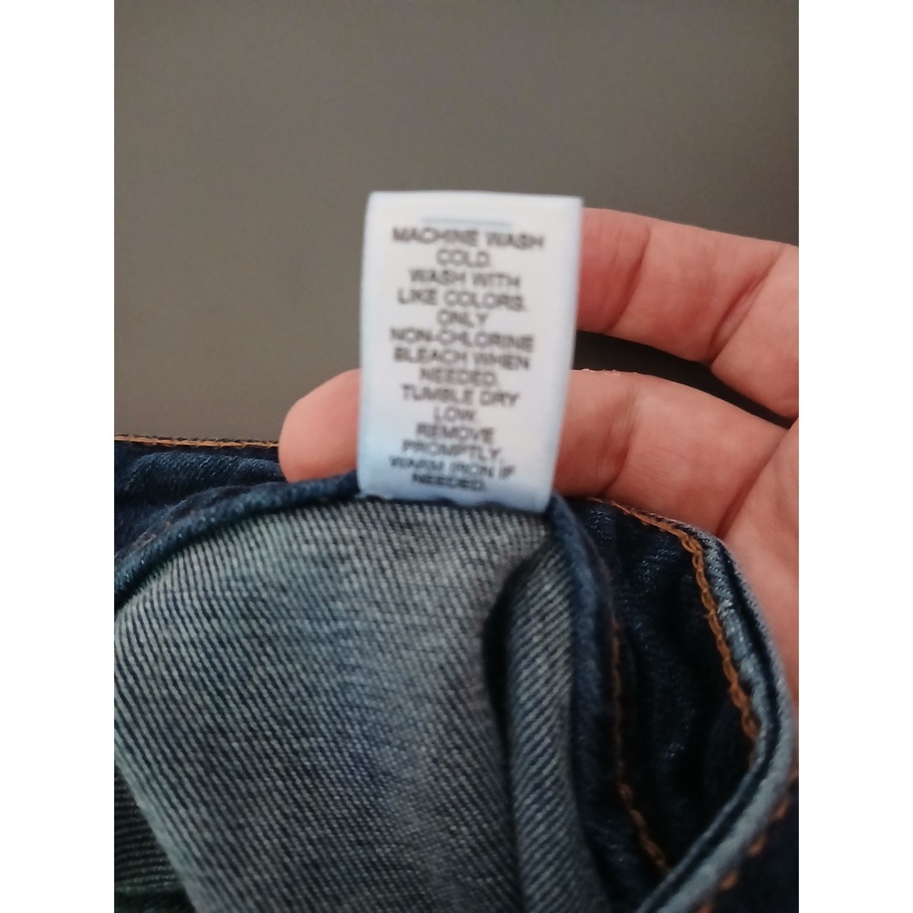 C. Est. 1946 Denim Womens Size 16 Dark Wash Blue Midi Pencil Skirt Seam Modest - Picture 9 of 10